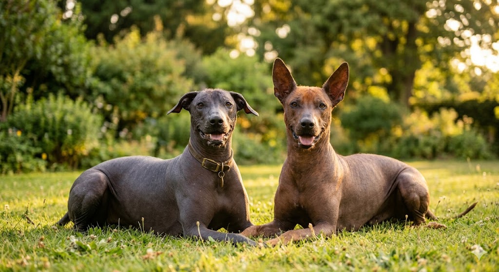 Chocolate Dachshund sprinting after a tennis ball on green grass in a sunny park